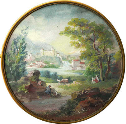 Виолле-ле-Дюк Адольф Этьен. Жанровая сцена 